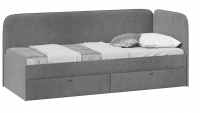 Кровать мягкая с выдвижными ящиками "Молли" 90*200 (велюр) - МИЛЫЙ  ДОМ - интернет магазин мебели.