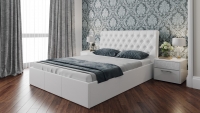 Кровать «Скарлет» с подъемником 140*200 (Белая) - МИЛЫЙ  ДОМ - интернет магазин мебели.