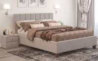 Кровать мягкая  "ОЛИВИЯ"  с подъемным механизмом 160*200  (велюр, рогожка, экокожа) - МИЛЫЙ  ДОМ - интернет магазин мебели.