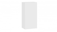  Шкаф навесной "Глосс" 450 ( белый глянец/ стекло белый глянец)  - МИЛЫЙ  ДОМ - интернет магазин мебели.