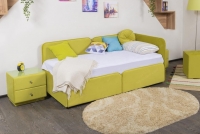 Кровать мягкая с боковым подъемным механизмом  "Тэтрис" 90*190 - МИЛЫЙ  ДОМ - интернет магазин мебели.