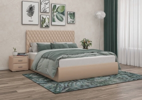 Кровать мягкая  "СТЕЛЛА"  с подъемным механизмом 120*200 ( велюр, рогожка, экокожа) - МИЛЫЙ  ДОМ - интернет магазин мебели.